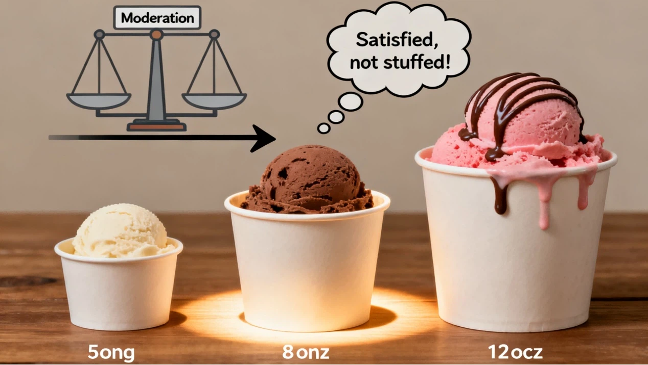 Paper Ice Cream Cups with logo 1 Paper Ice Cream Cups with logo 1