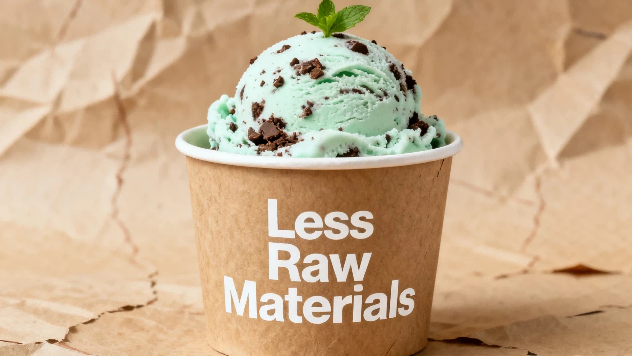 Paper Ice Cream Cups with logo 3 Paper Ice Cream Cups with logo 3