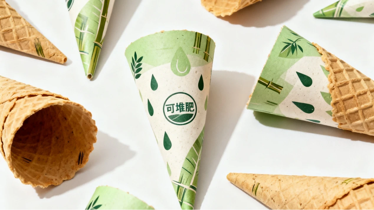 eco-friendly Ice Cream Cone Sleeves 4 eco-friendly Ice Cream Cone Sleeves 4