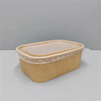 Rechteckige Papierschalen